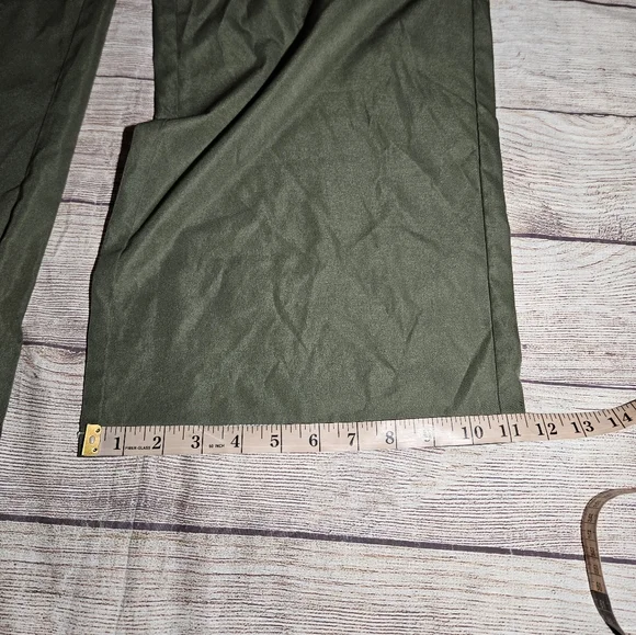 Romwe Fairycore Skull Print Green Wide Leg Cargo Pants - Picture 8 of 10